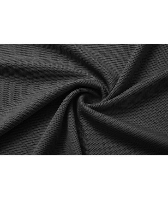 ZITY Men's Quarter Zip Solid Color Slim Fit Polo Shirt-CUMPO04526