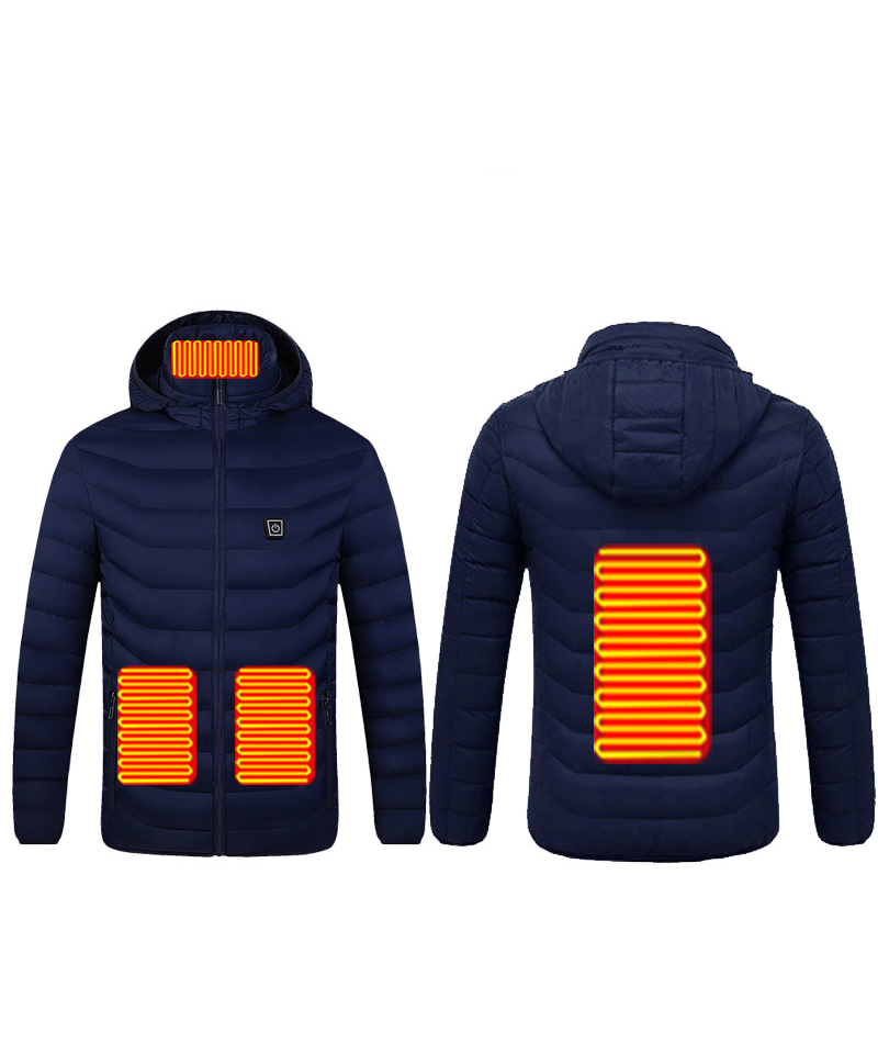 Unisex 4 Heating Zone Heated Jacket- M09
