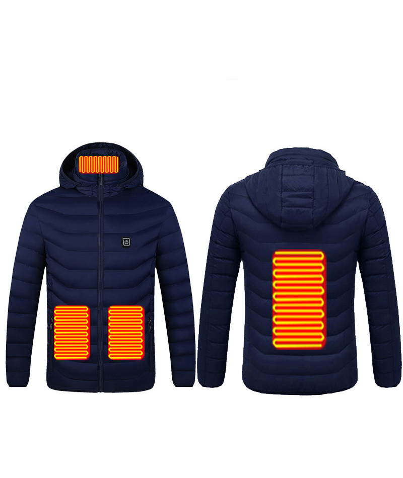 Unisex 4 Heating Zone Heated Jacket- M09