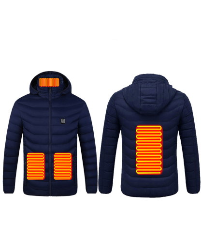 Unisex 4 Heating Zone Heated Jacket- M09