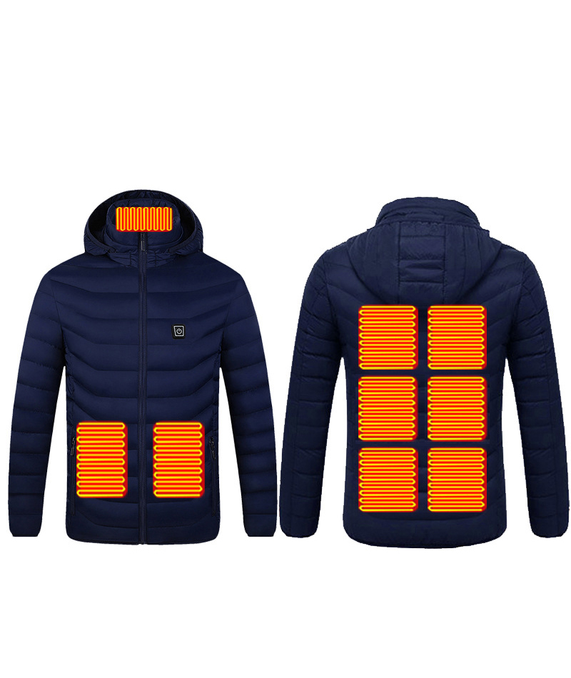 Unisex 9 Heating Zones Heated Jacket- M09