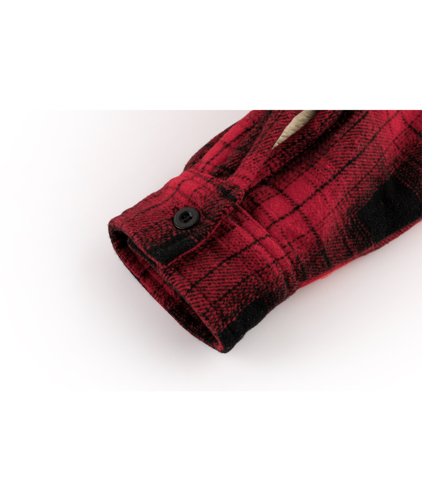 ZITY Men's Long Sleeve Winter Fleece Plaid Hoodie-CUMJA04090