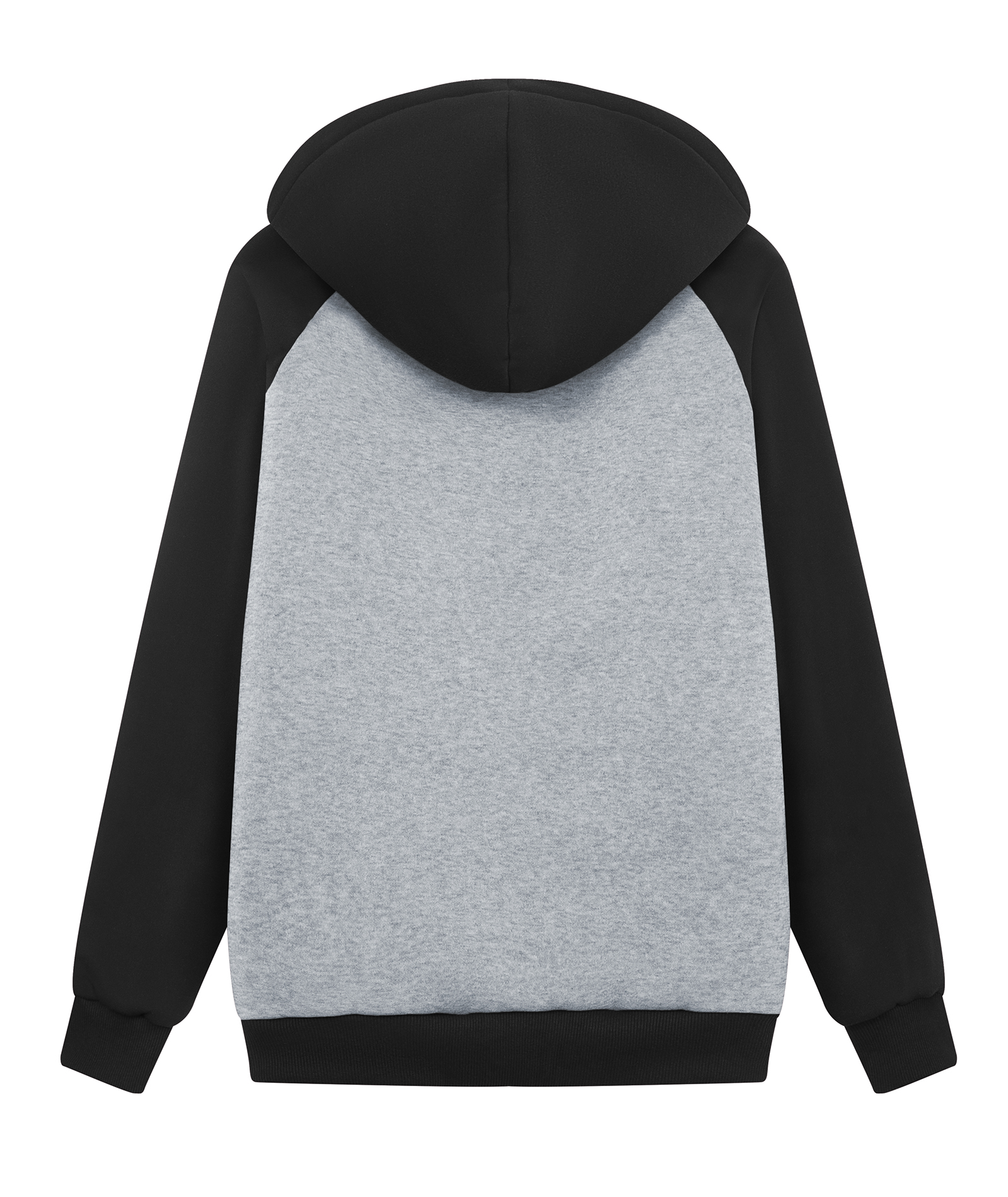 ZITY Women's Long Sleeve Full Zipper Fleece Hoodie-CUWFH01791