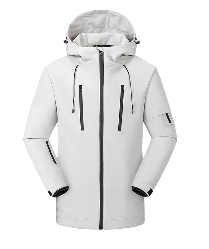 Unisex Fleece Lined Hooded Heated Jacket-M868
