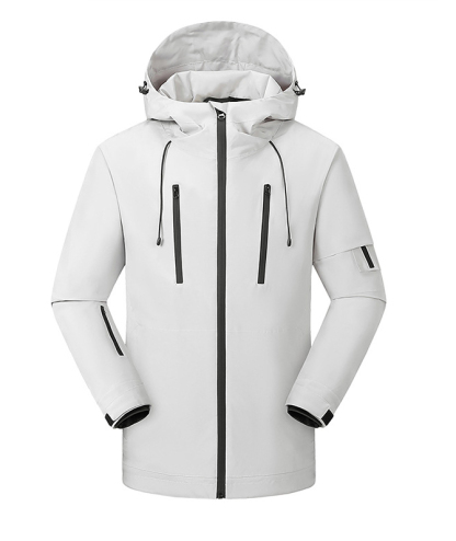 Unisex Fleece Lined Hooded Heated Jacket-M868