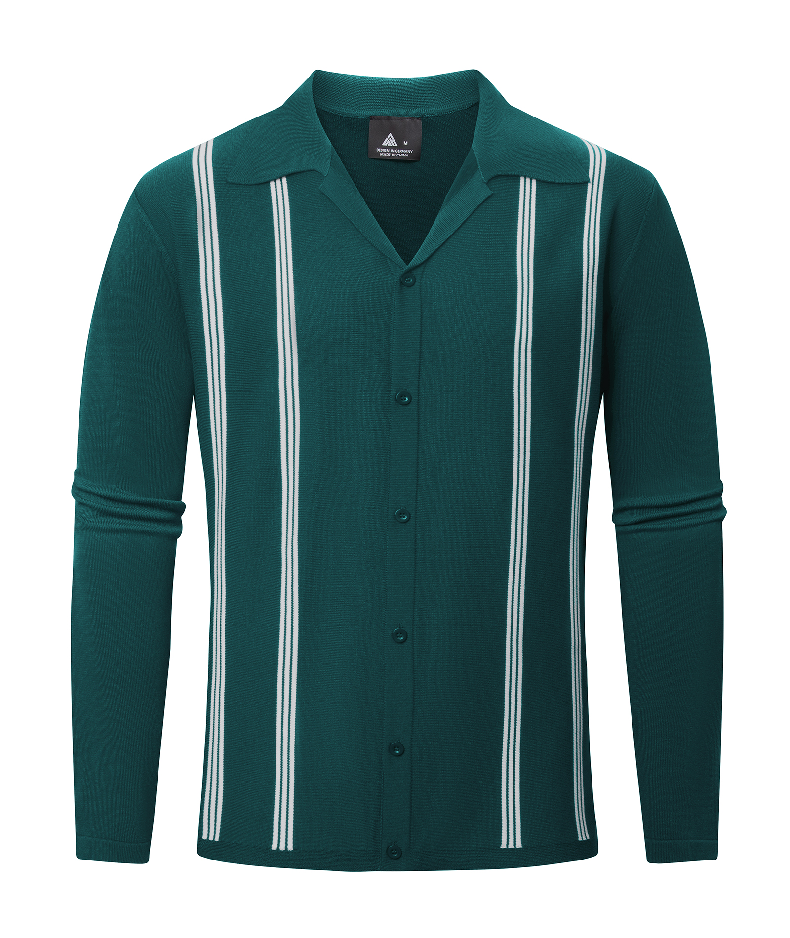 ZITY Men's Long Sleeve Slim Fit Golf Polo Shirt-CUMLP01483