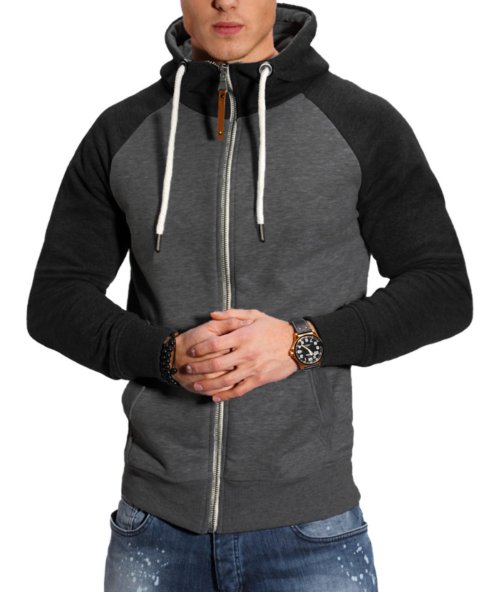 Men's Fitness Sweater Casual Long Sleeve Sweatshirt-DUMFH04821 | Zitysports