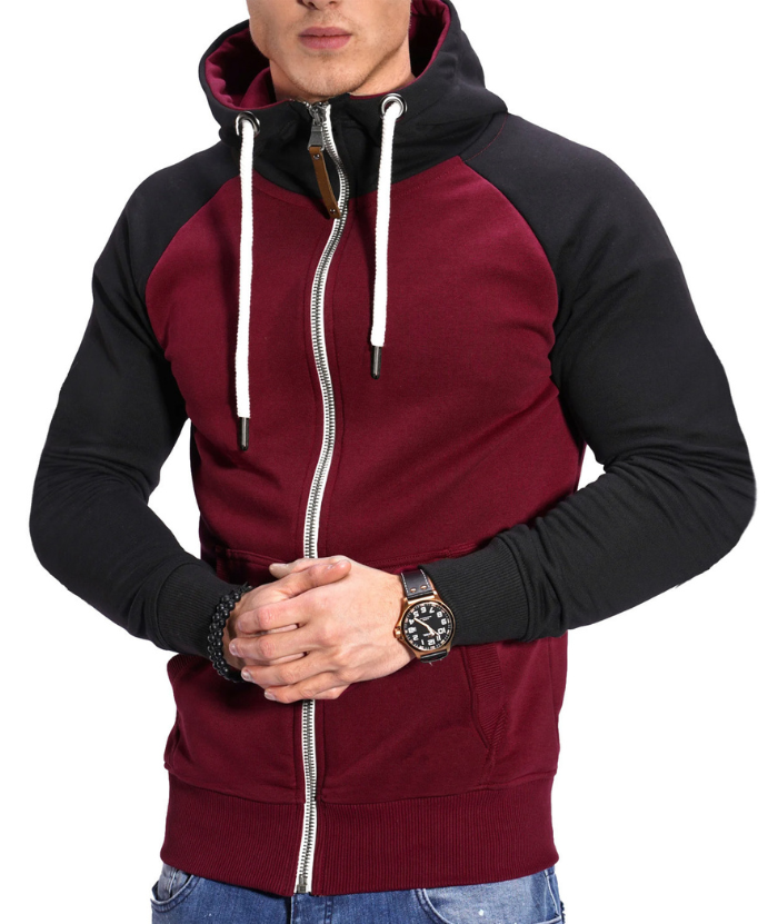 Men's Fitness Sweater Casual Long Sleeve Sweatshirt-DUMFH04821 | Zitysports