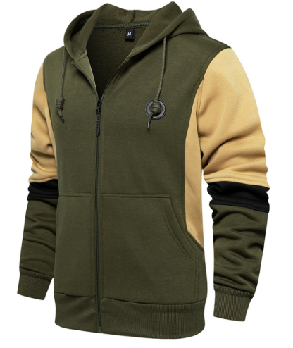 ZITY Men's Work Jackets For Outdoor Loose Casual Coat Warm Hoodie-DUMFH04847 | Zitysports