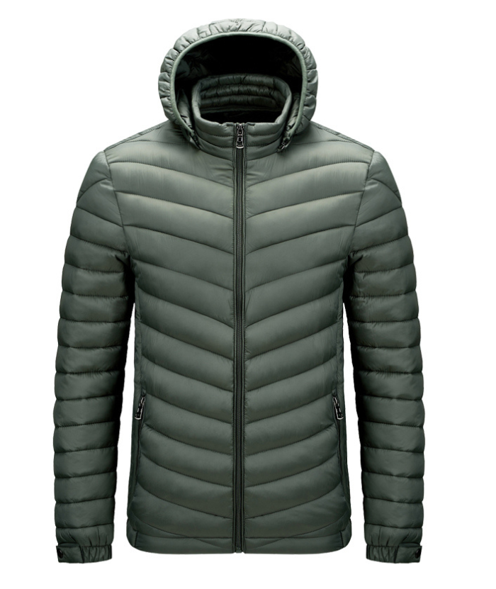 ZITY Men's Hooded Windproof Lightweight Puffer Jacket-22910 | Zitysports