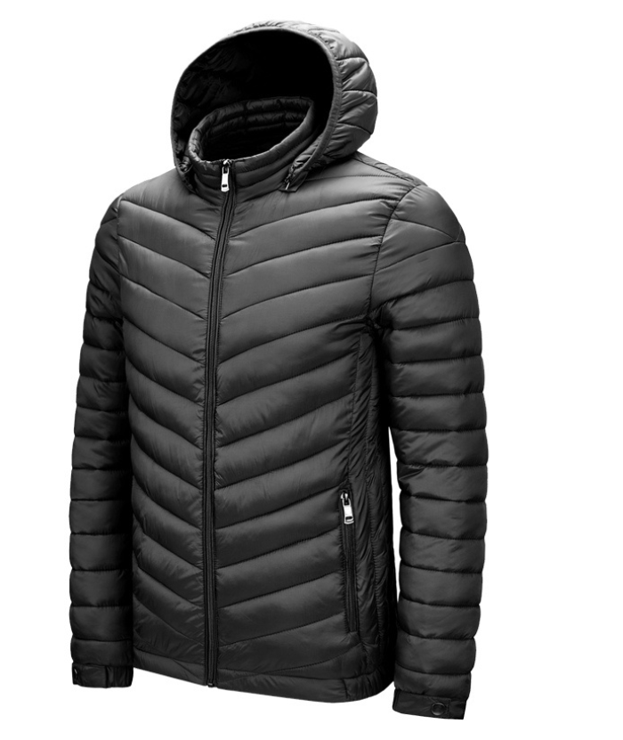 ZITY Men's Hooded Windproof Lightweight Puffer Jacket-22910 | Zitysports