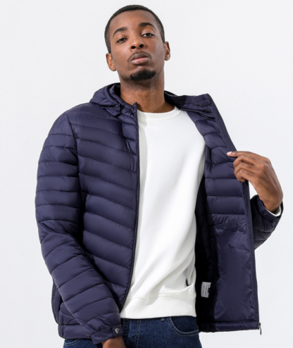 ZITY Men's Hooded Windproof Lightweight Puffer Jacket-22910 | Zitysports