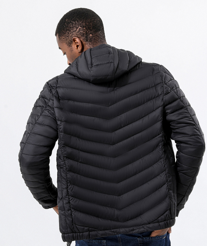 ZITY Men's Hooded Windproof Lightweight Puffer Jacket-22910 | Zitysports