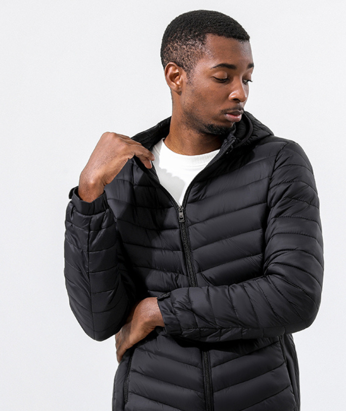 ZITY Men's Hooded Windproof Lightweight Puffer Jacket-22910 | Zitysports