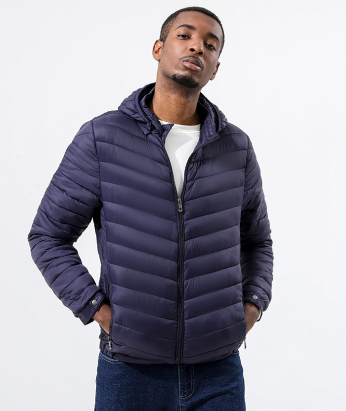 ZITY Men's Hooded Windproof Lightweight Puffer Jacket-22910 | Zitysports