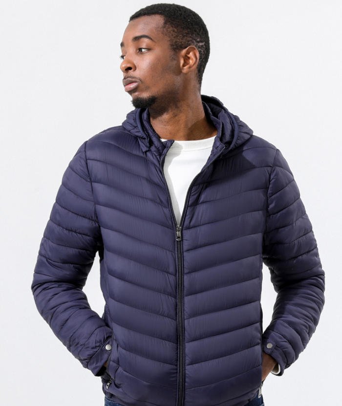ZITY Men's Hooded Windproof Lightweight Puffer Jacket-22910 | Zitysports