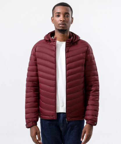 ZITY Men's Hooded Windproof Lightweight Puffer Jacket-22910 | Zitysports
