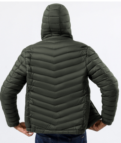 ZITY Men's Hooded Windproof Lightweight Puffer Jacket-22910 | Zitysports