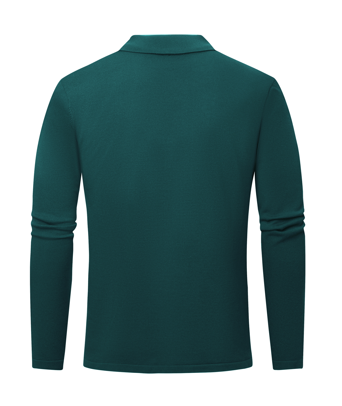 ZITY Men's Long Sleeve Slim Fit Golf Polo Shirt-CUMLP01483