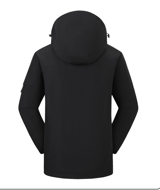 Unisex Fleece Lined Hooded Heated Jacket-M868
