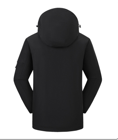 Unisex Fleece Lined Hooded Heated Jacket-M868