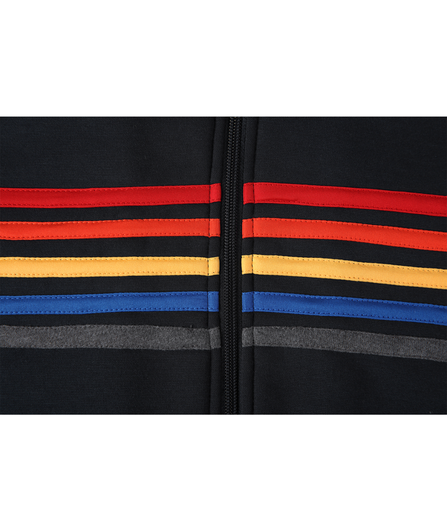 ZITY Women's Long Sleeve Striped Fleece Hoodie-CUWFH01386