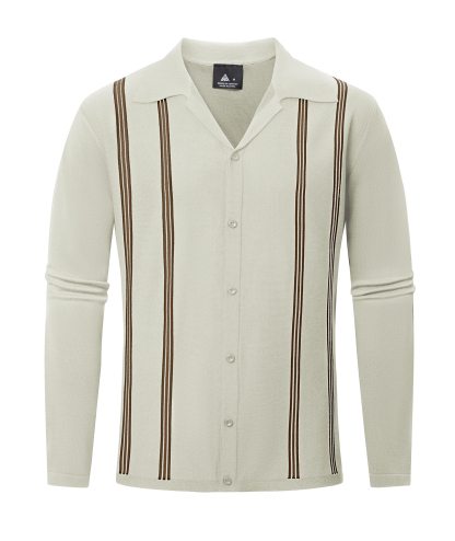 ZITY Men's Long Sleeve Slim Fit Golf Polo Shirt-CUMLP01483