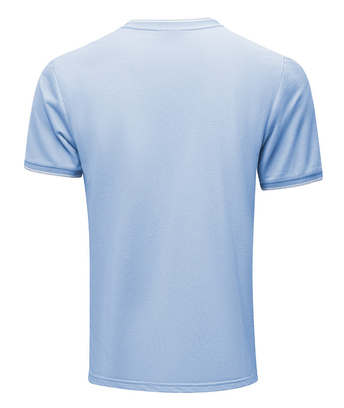 ZITY Men's Button Up Casual Neck T-Shirt-CUMSS01737
