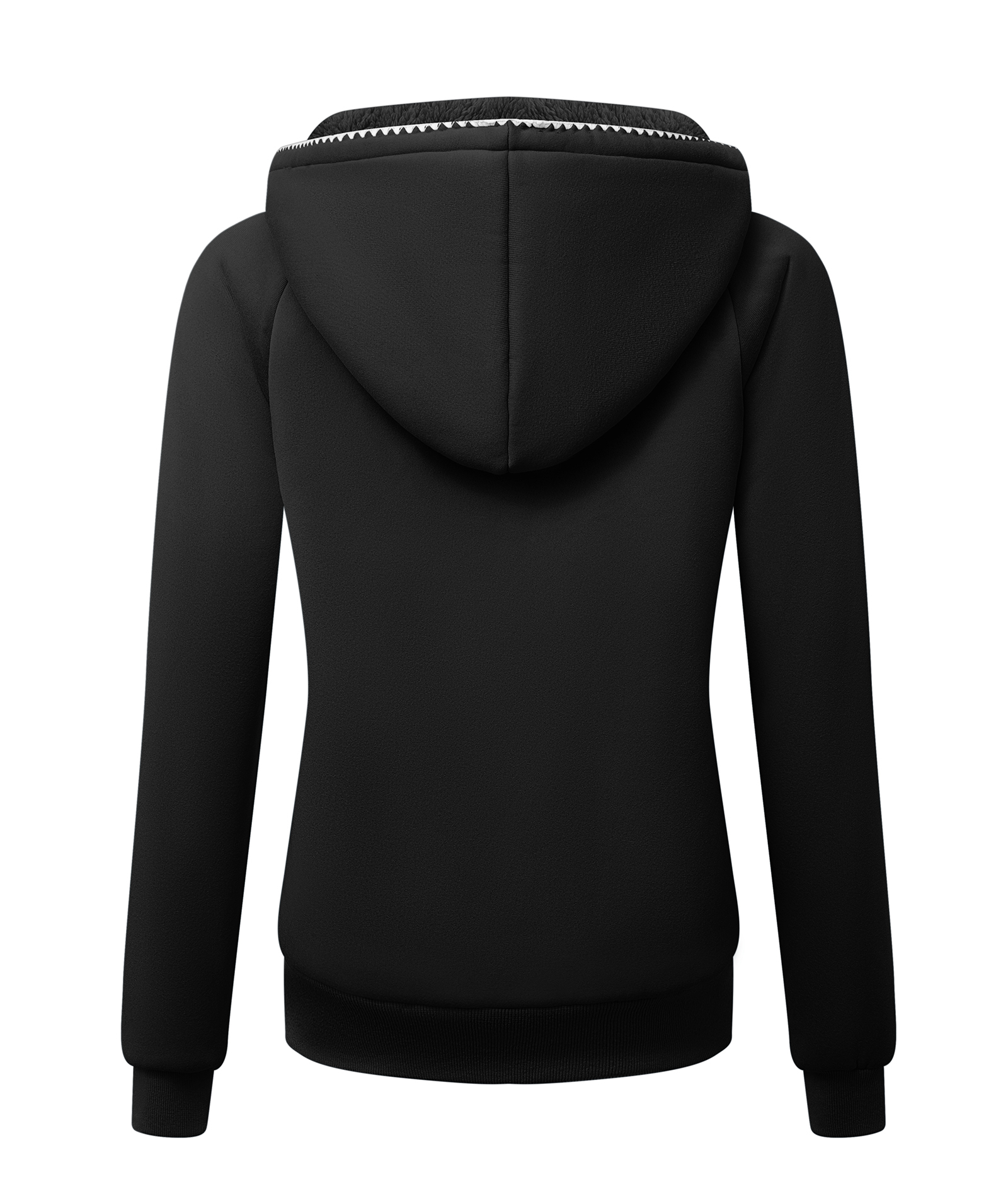 ZITY Women's Long Sleeve Warm Fleece Hoodie-CUWFH02122