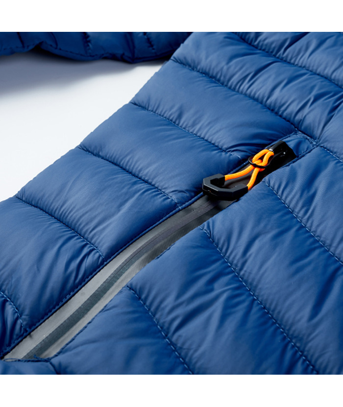 ZITY Men's Stand Collar Hooded Lightweight Puffer Jacket-22913 | Zitysports