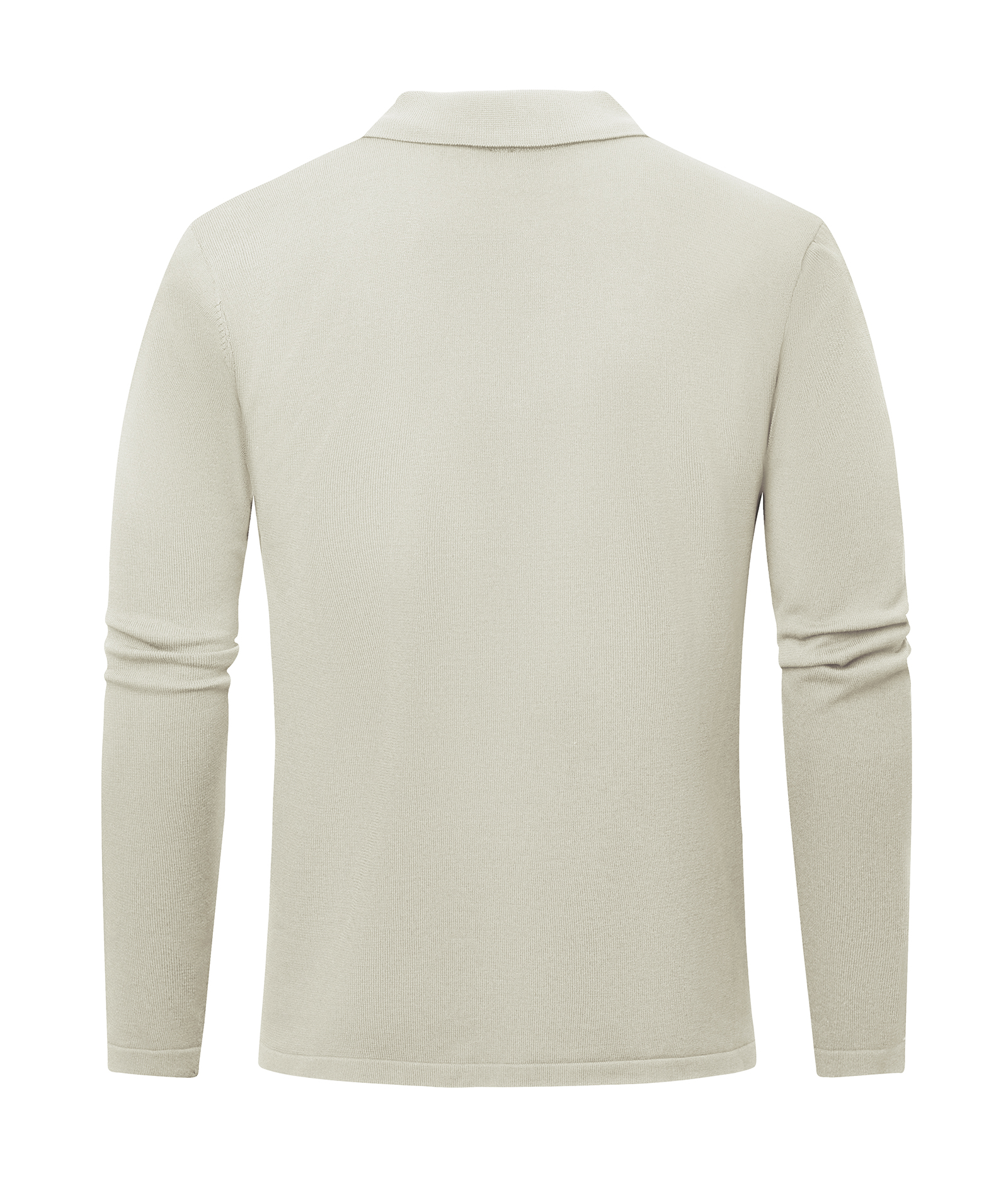 ZITY Men's Long Sleeve Slim Fit Golf Polo Shirt-CUMLP01483