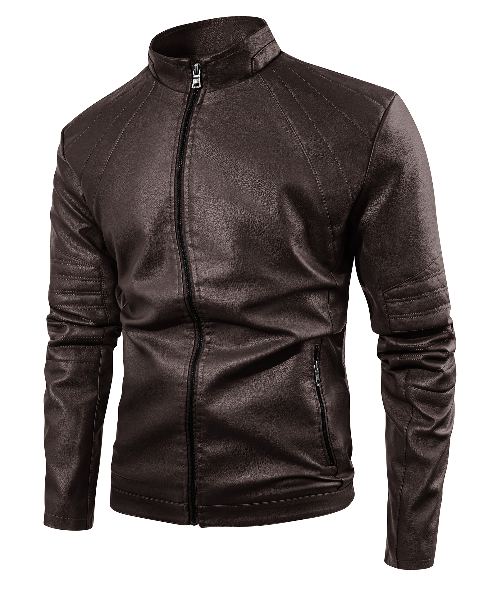 ZITY Men's Long Sleeve Full Zipper Casual Jacket-ZPK007126