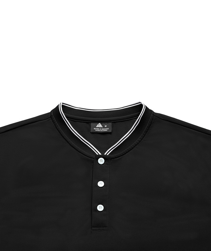 ZITY Men's Button Up Casual Neck T-Shirt-CUMSS01737