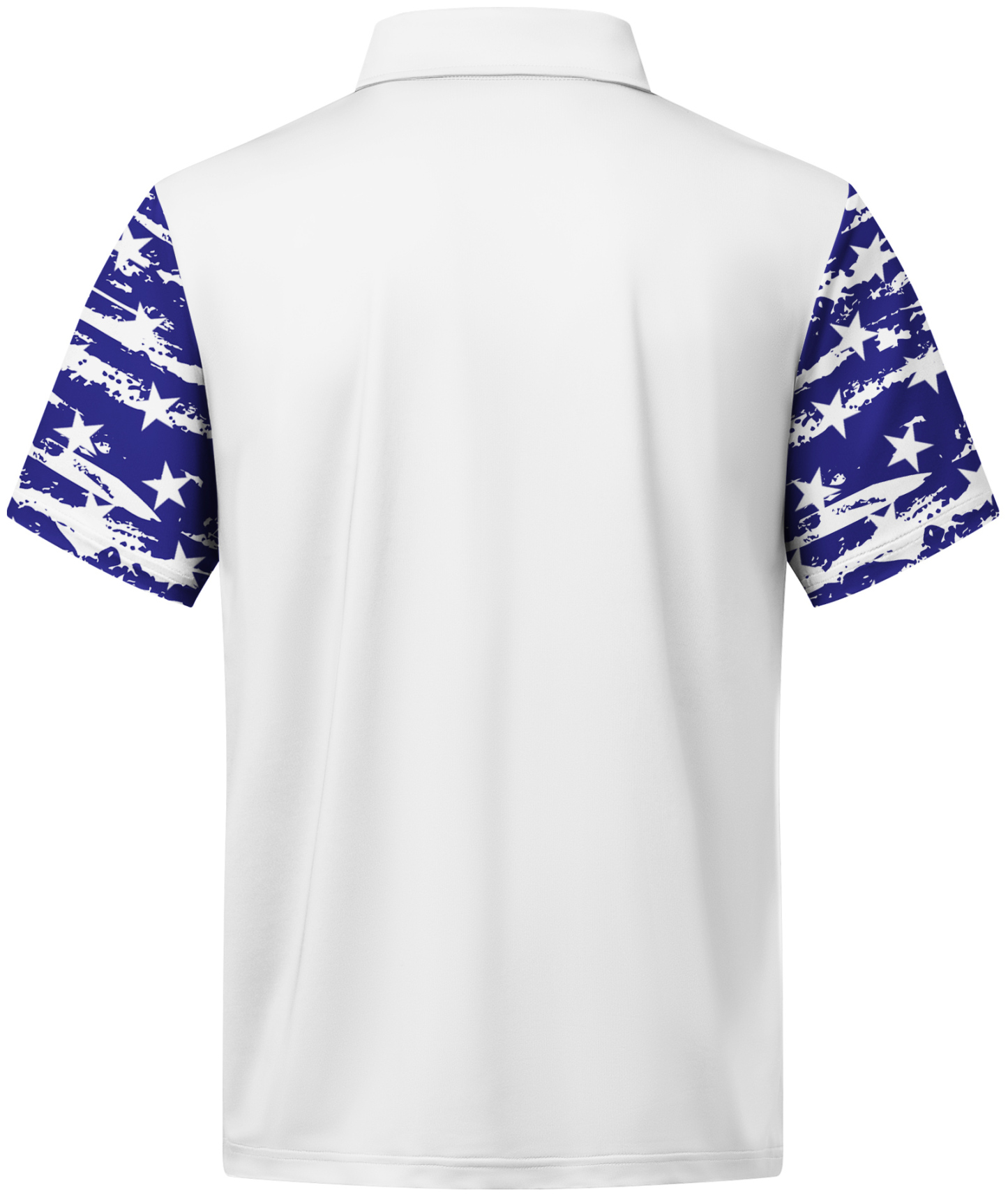 ZITY Men's Button Up Flag Printed Dri Fit Polo Shirt-CUMPO01749