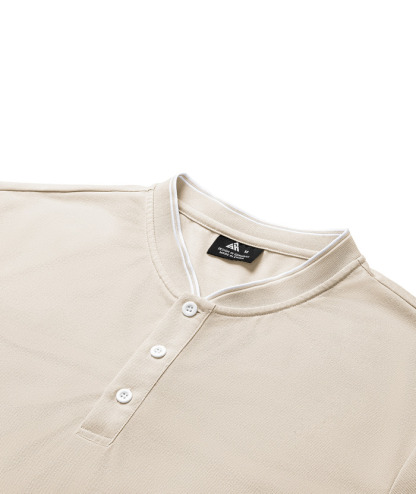 ZITY Men's Button Up Casual Neck T-Shirt-CUMSS01737