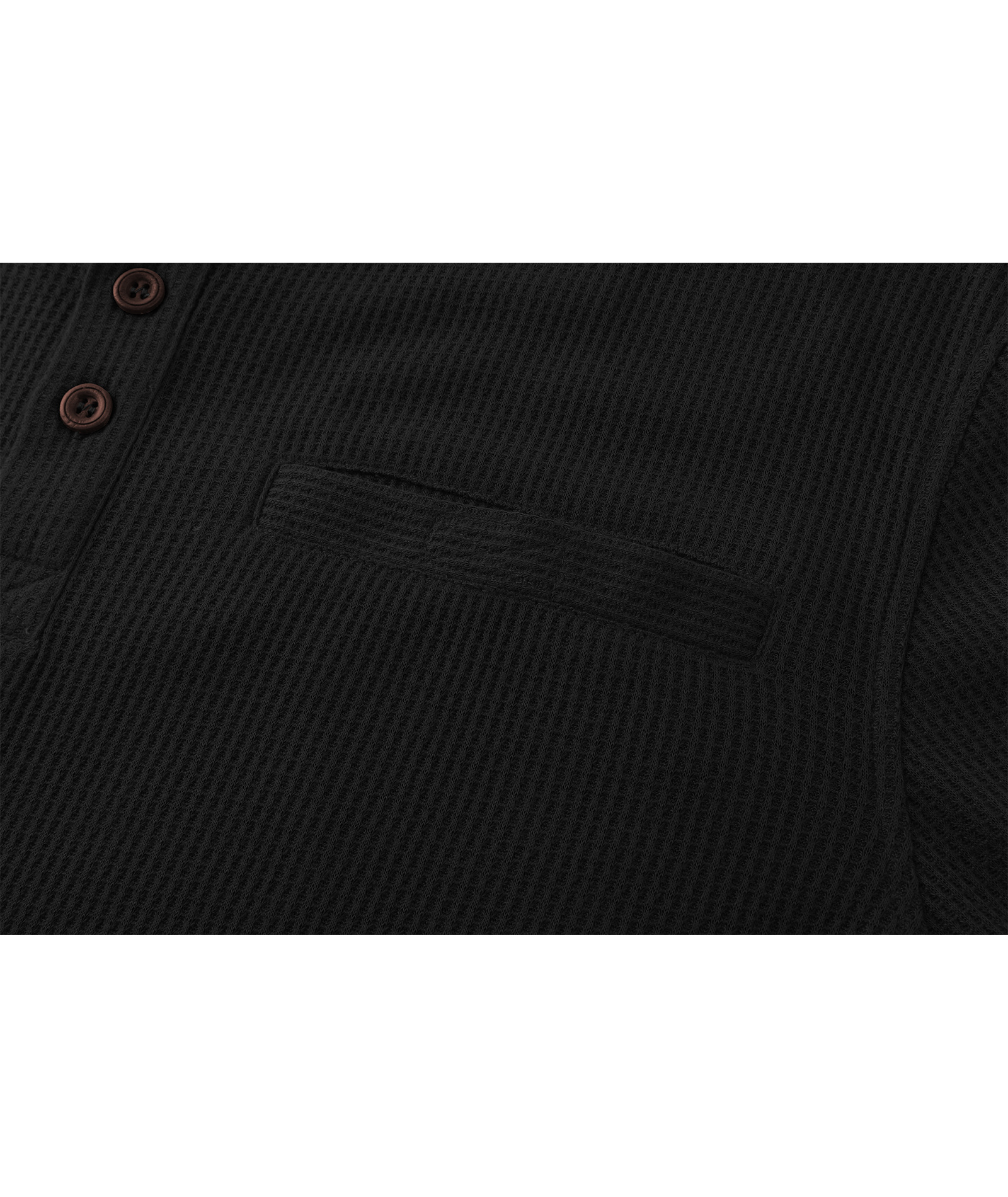 ZITY Men's Button Up Long Sleeve Slim Fit Henley Shirt-CUMLS03492