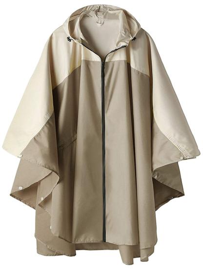 SECOOD Adult Outdoor Waterproof Ponchos Fashion Raincoat