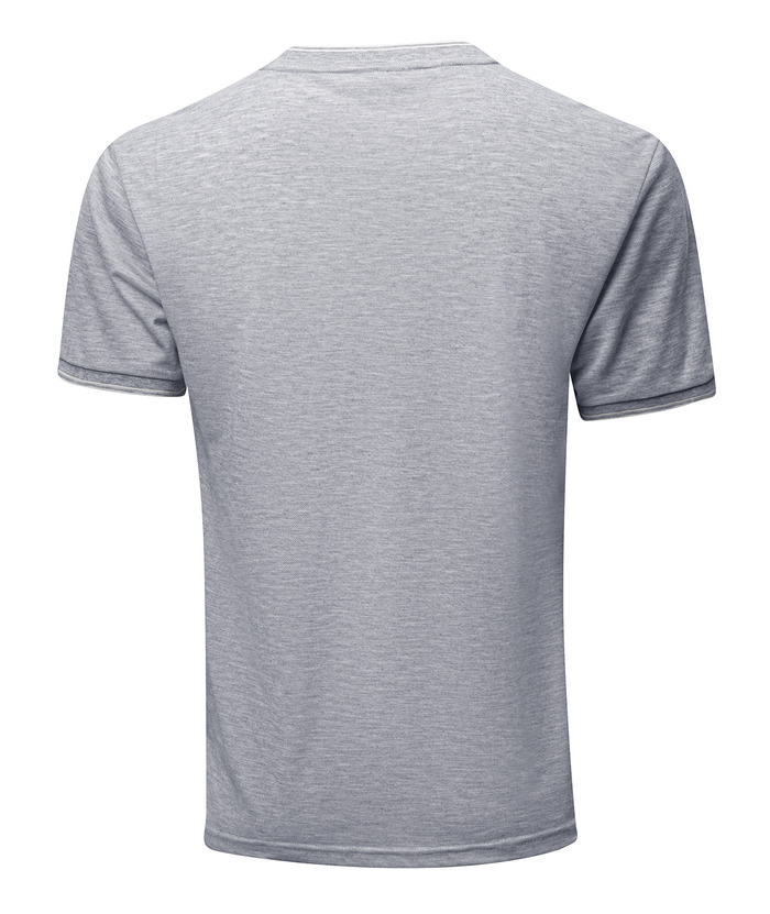 ZITY Men's Button Up Casual Neck T-Shirt-CUMSS01737