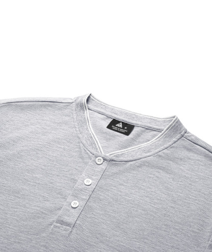 ZITY Men's Button Up Casual Neck T-Shirt-CUMSS01737