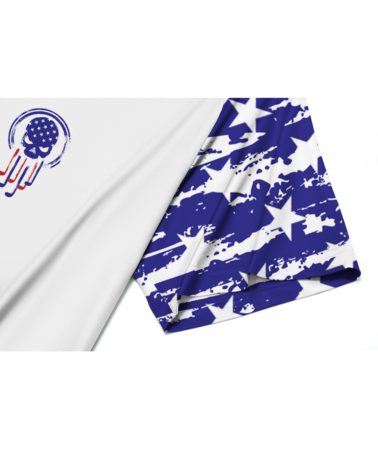 ZITY Men's Button Up Flag Printed Dri Fit Polo Shirt-CUMPO01749