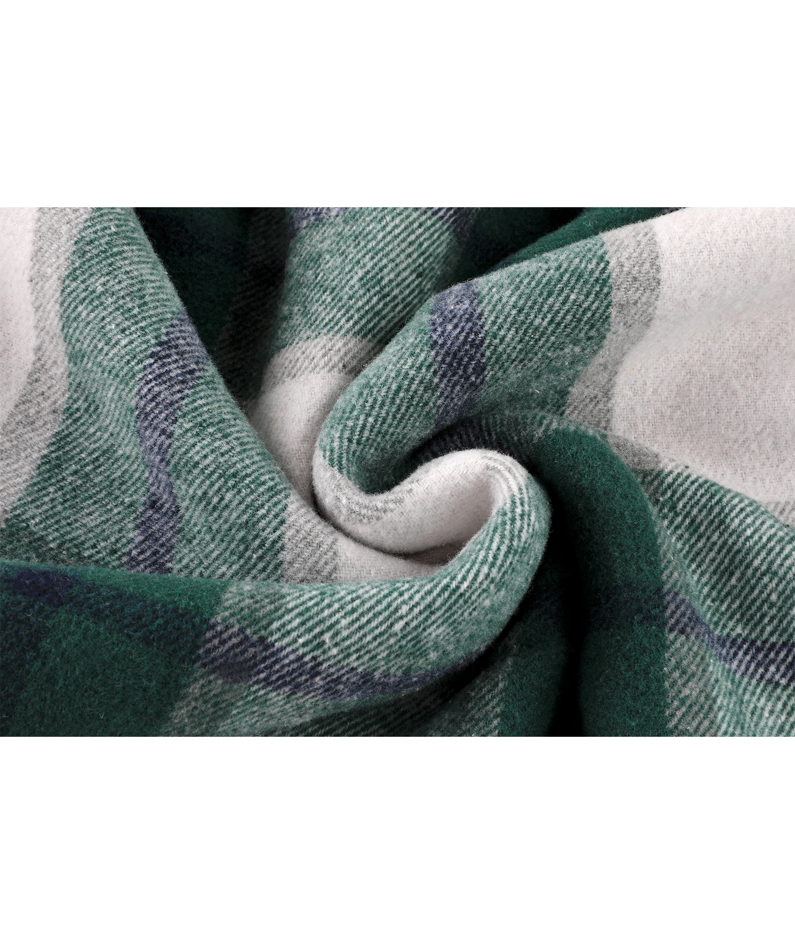 ZITY Men's Long Sleeve Winter Fleece Plaid Hoodie-CUMJA04090