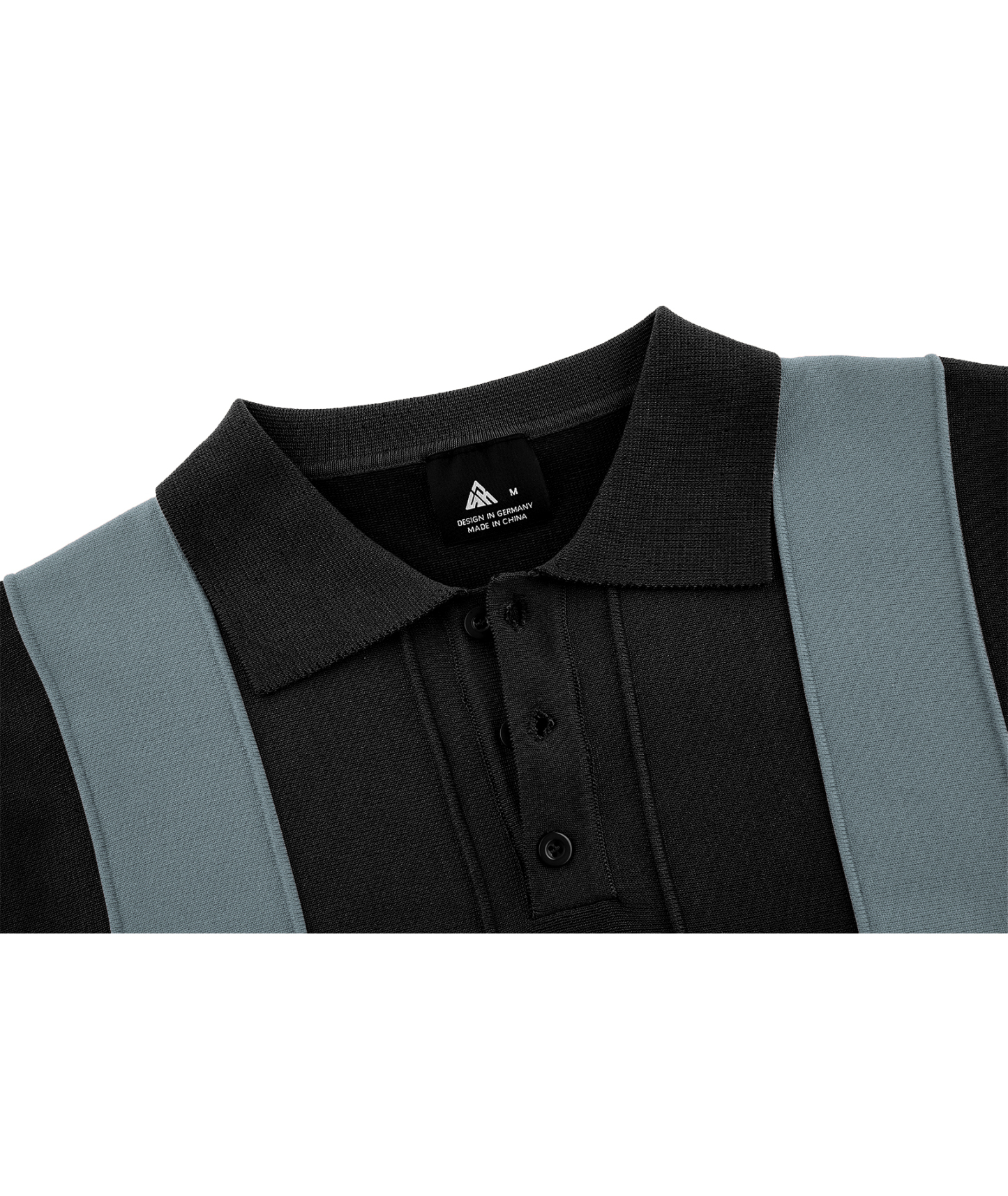 ZITY Men's Button Up  Knit Polo Shirt-CUMPO01853