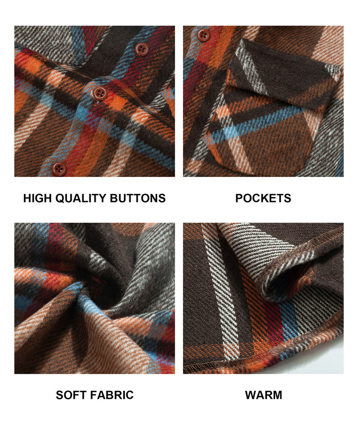 ZITY Kid's Stylish Plaid Lapel Tweed Shirt Autumn Winter Long Sleeve Coat-ZPK006210 | Zitysports