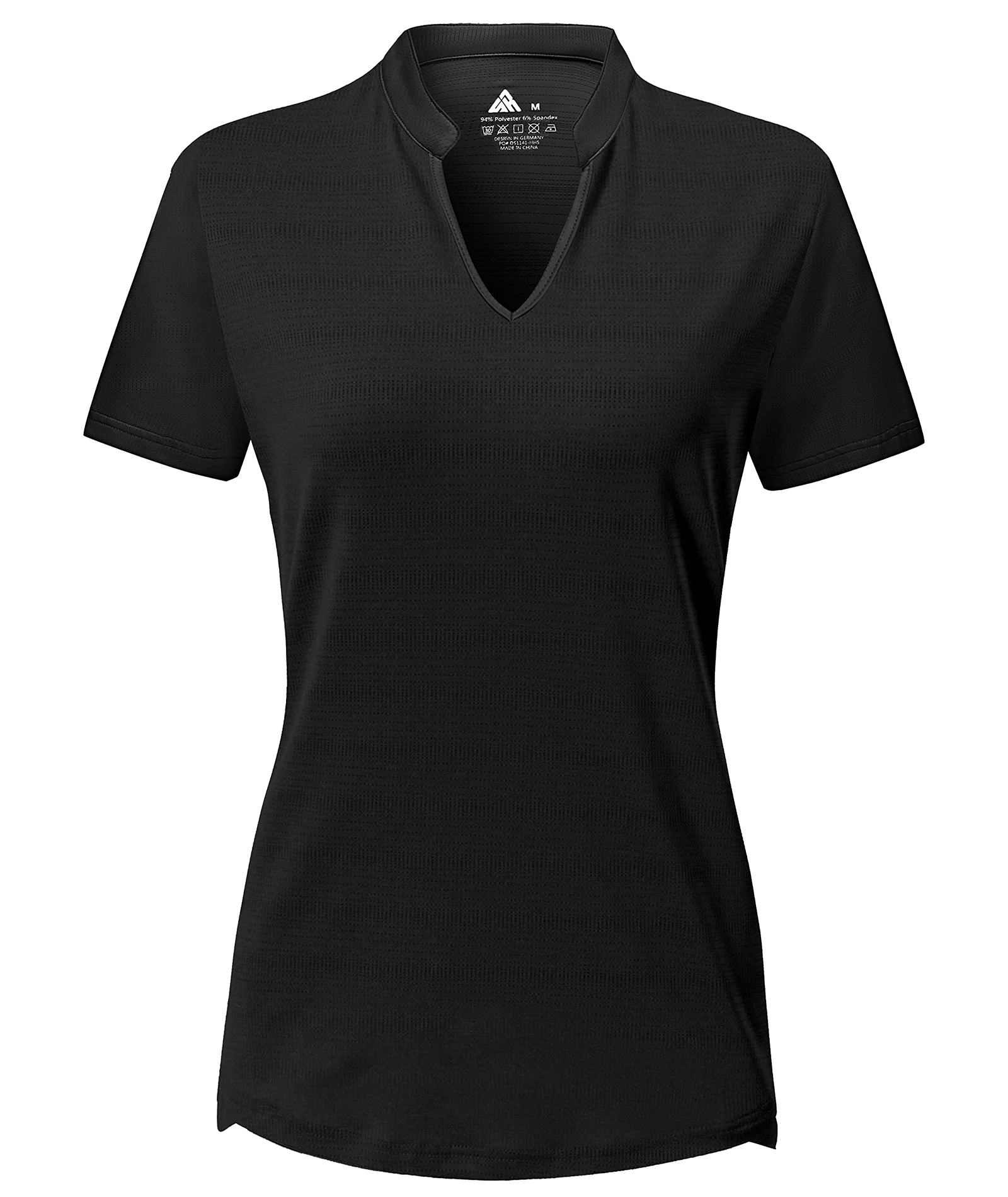 ZITY Women's V Neck Dri Fit Golf Polo Shirt-CFWMX20000