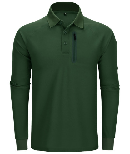 ZITY Men's Long Sleeve Quick-Dry Tactical Polo Shirt For Outdoor Hunting-ZPK000770 | Zitysports