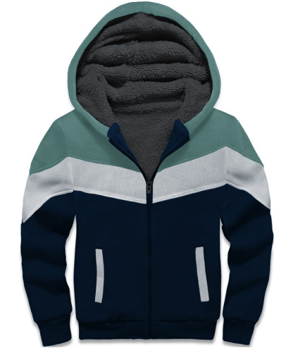 ZITY Boy's Collar Fleece Zip Up Hoodie-ZPK005858 | Zitysports