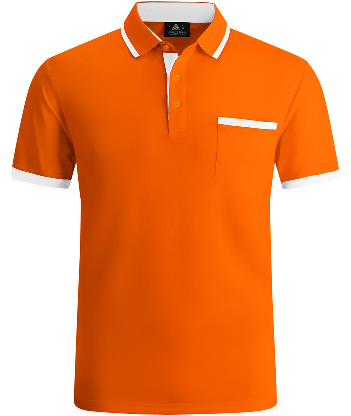 ZITY Men's Slim Fit Sports Short Sleeved with Pocket Polo Shirt-ZPK007922 | Zitysports