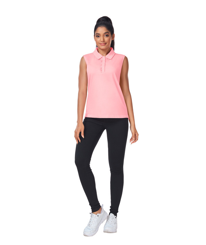 ZITY Women's Sleeveless UPF 50+ Sun Protection Golf Shirt-ZPK008259 | Zitysports
