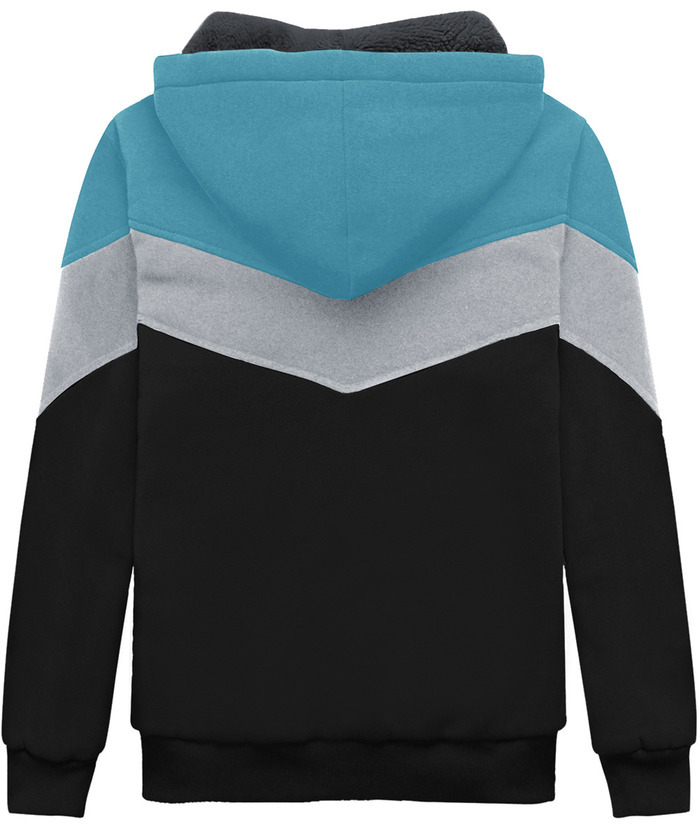ZITY Boy's Collar Fleece Zip Up Hoodie-ZPK005858 | Zitysports