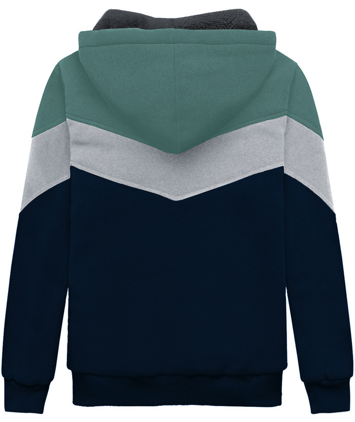 ZITY Boy's Collar Fleece Zip Up Hoodie-ZPK005858 | Zitysports